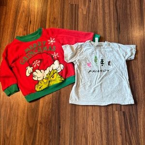 LOT Grinch Shirts, 3T